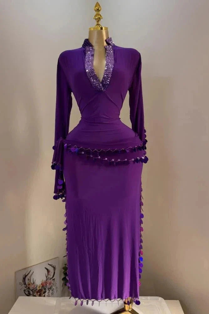 FIFI Tenue + Ceinture MAUVE