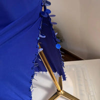 FIFI Bleu – Tenue de Danse Orientale 2 Pièces (Tenue + Ceinture)